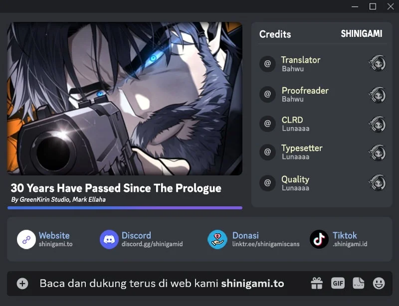 30 Years Have Passed Since The Prologue Chapter 8 halaman 1