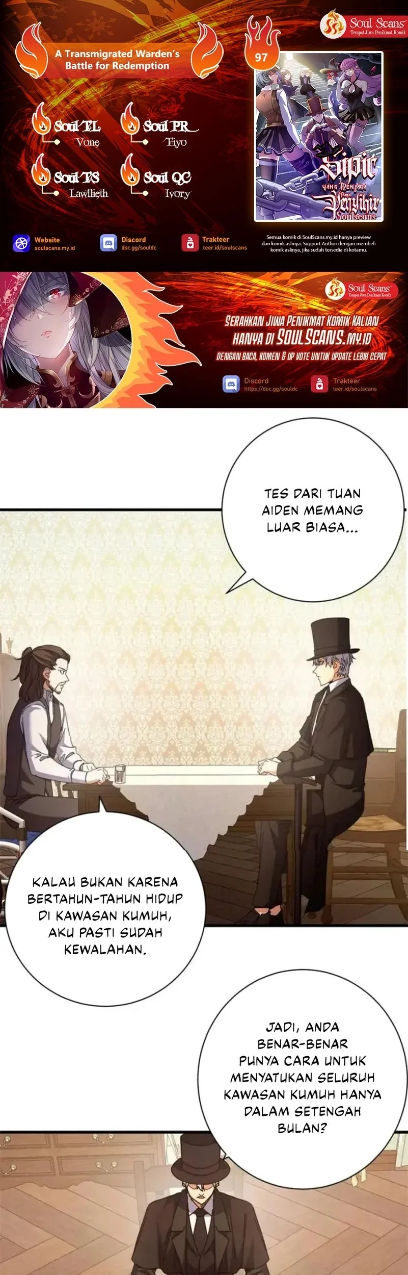 A Transmigrated Warden’s Battle for Redemption Chapter 97 halaman 1
