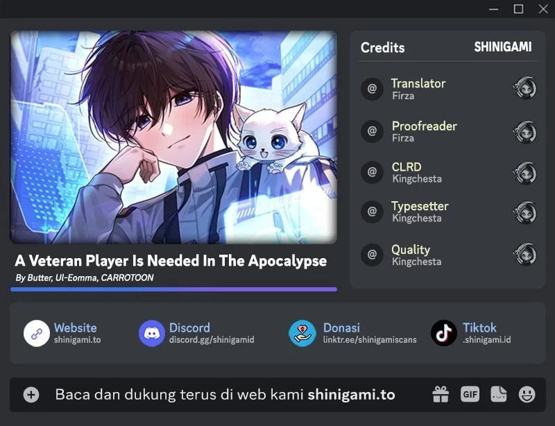 A Veteran Player Is Needed In The Apocalypse Chapter 24 halaman 1