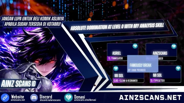 Absolute Domination at Level 0 with My Analysis Skill Chapter 29 halaman 1