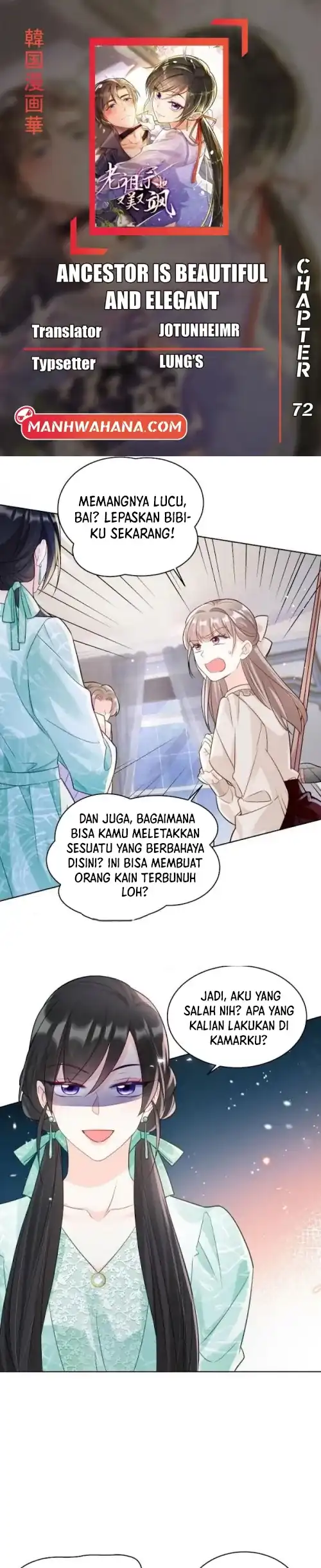 Ancestor is beautiful and elegant Chapter 72 halaman 1