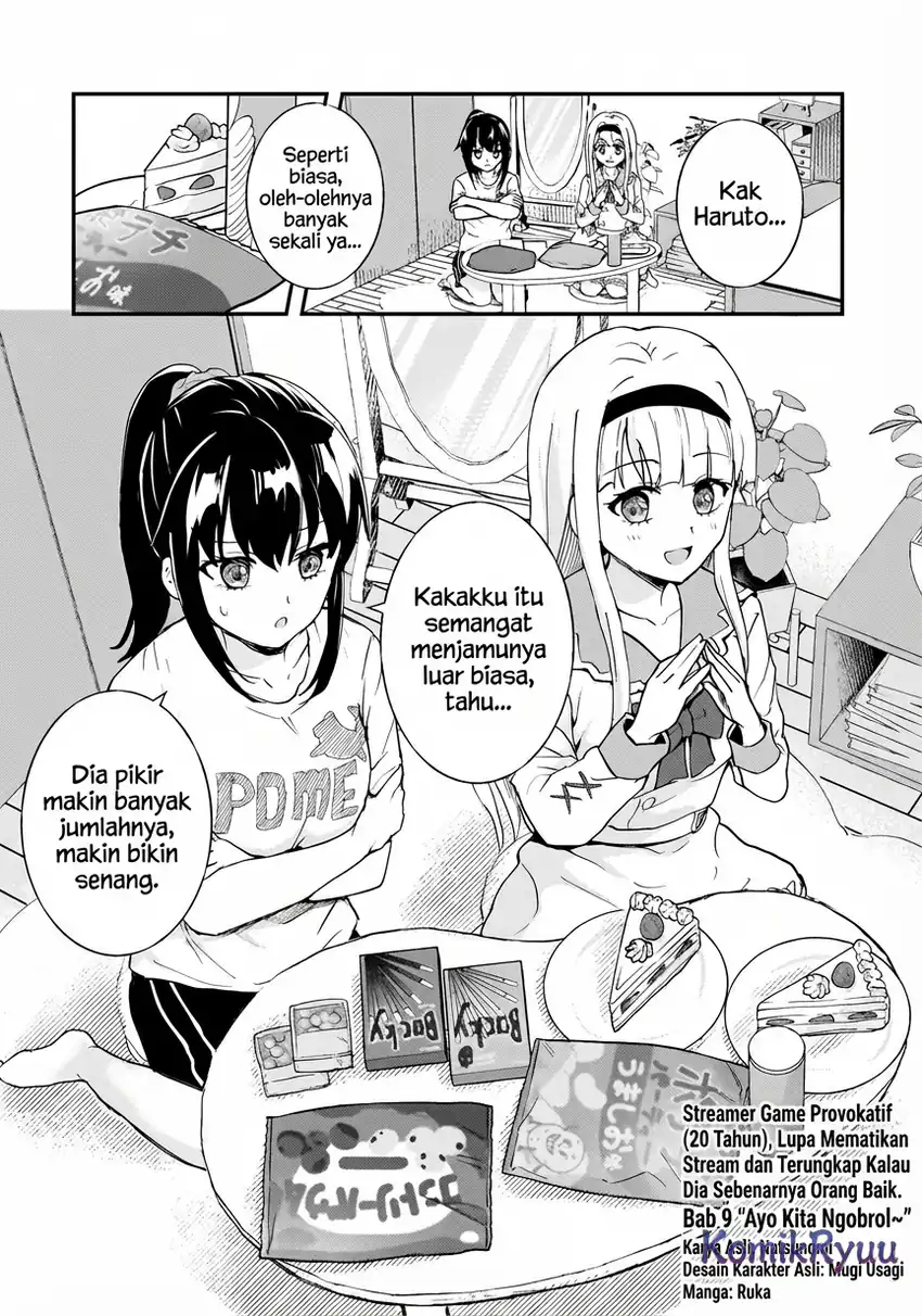 Aorikei Game Haishinsha (20-sai), Haishin no Kiri Wasure ni Yori Ii Hito Bare Suru. Chapter 9 halaman 2