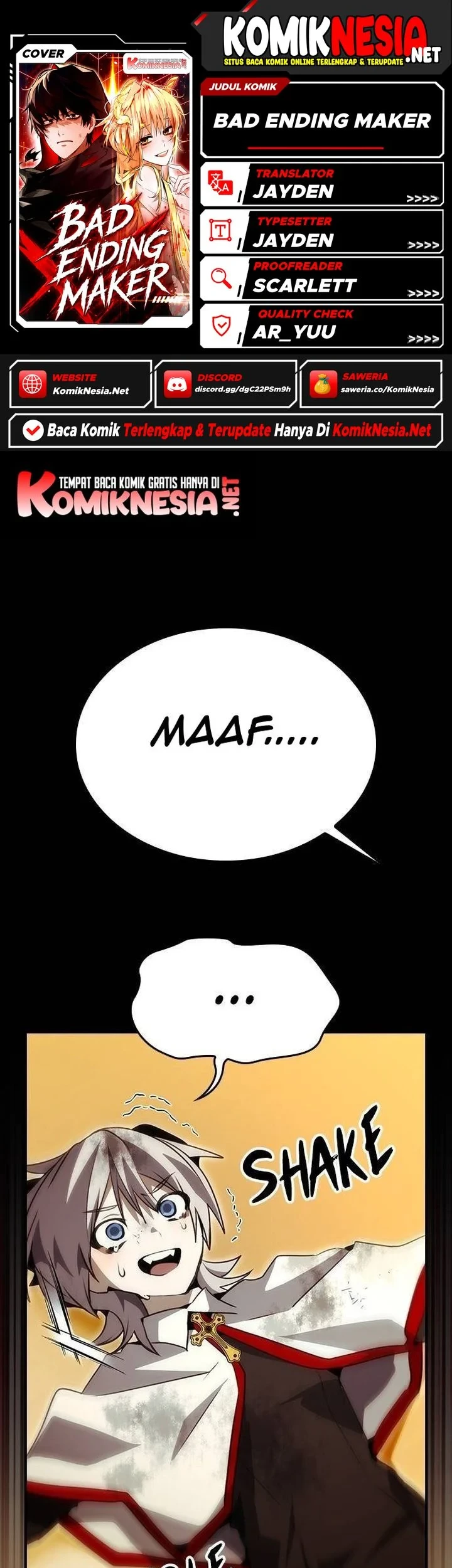 Bad Ending Maker Chapter 92 halaman 1
