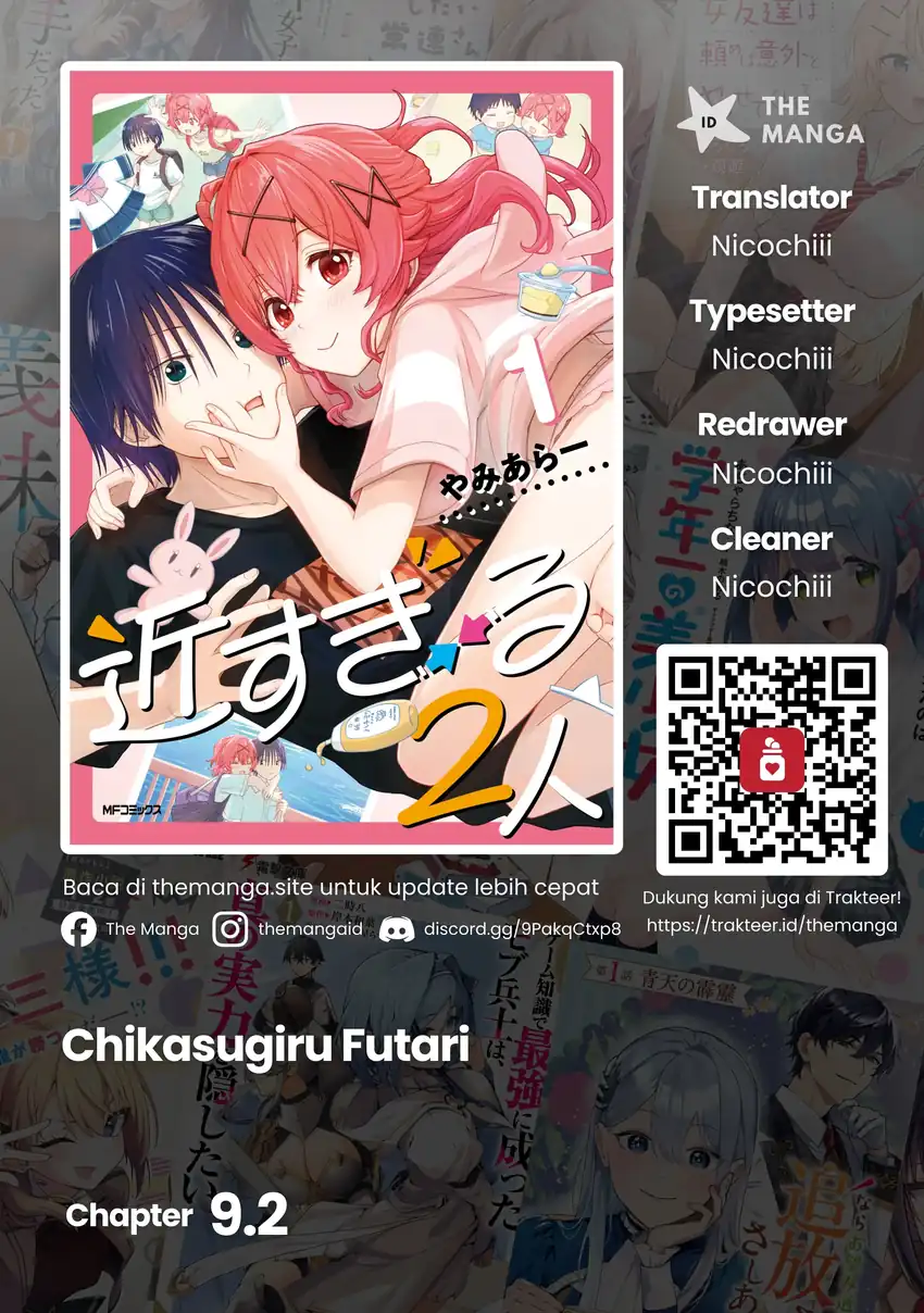 Chikasugiru Futari Chapter 9.2 halaman 1
