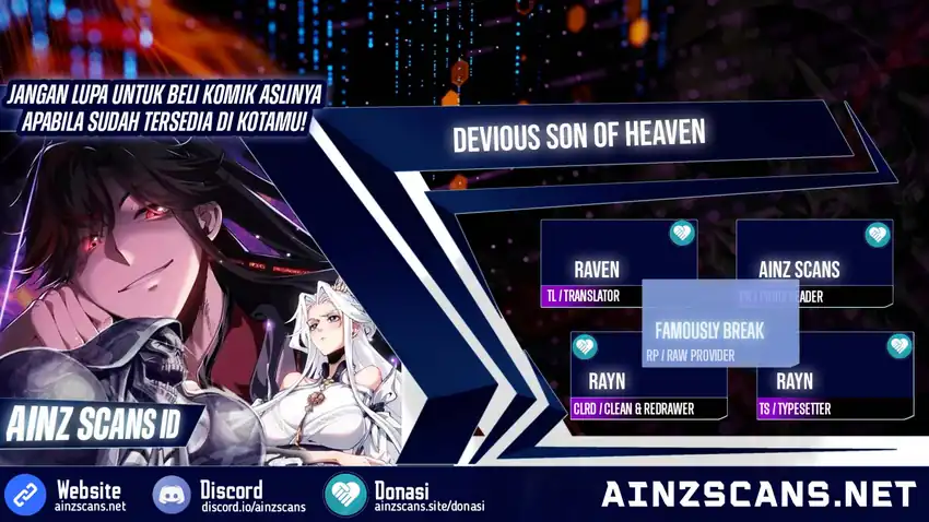 Devious Son Of Heaven Chapter 171 halaman 1