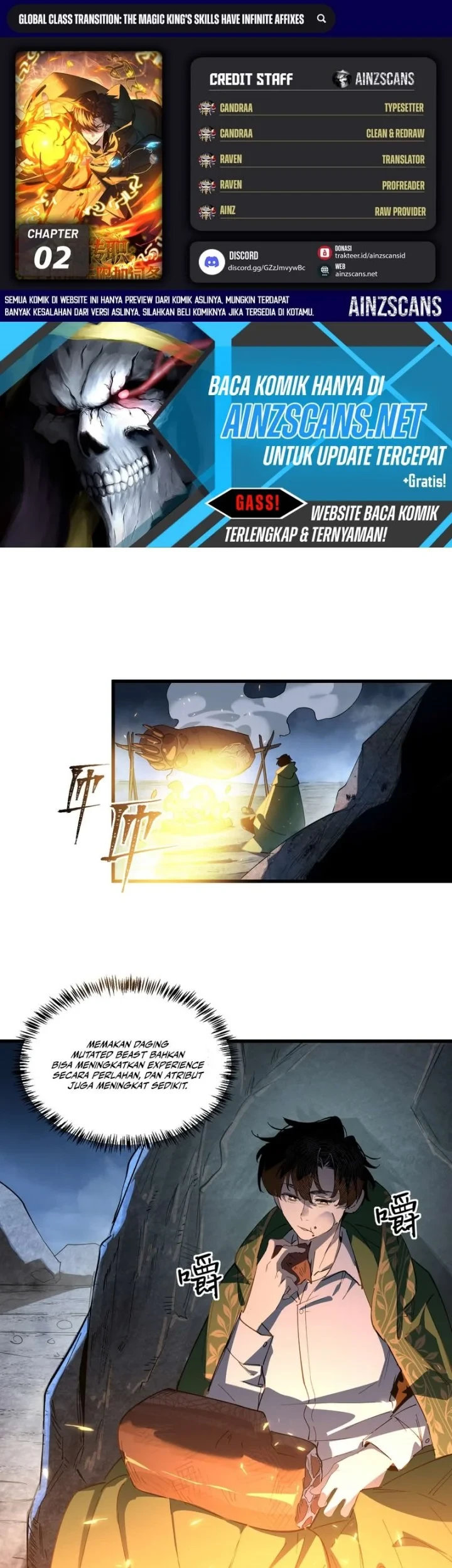 Global Class Transition: The Magic King's Skills Have Infinite Affixes Chapter 2 halaman 1