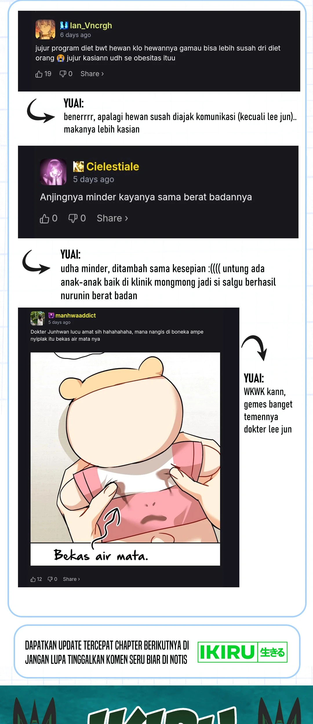 Hello? Veterinarian! Chapter 141 halaman 100