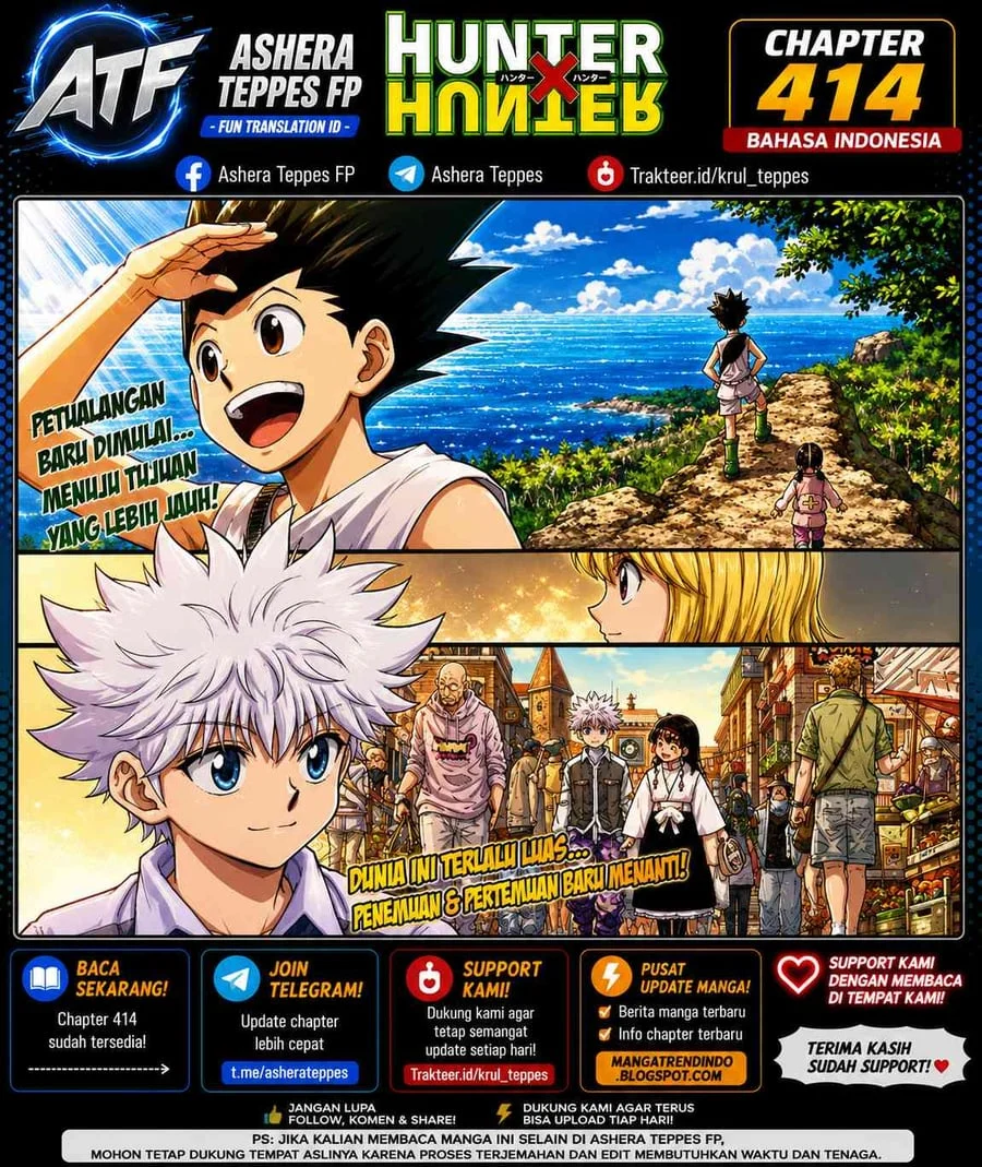 Hunter x Hunter Chapter 414 halaman 1