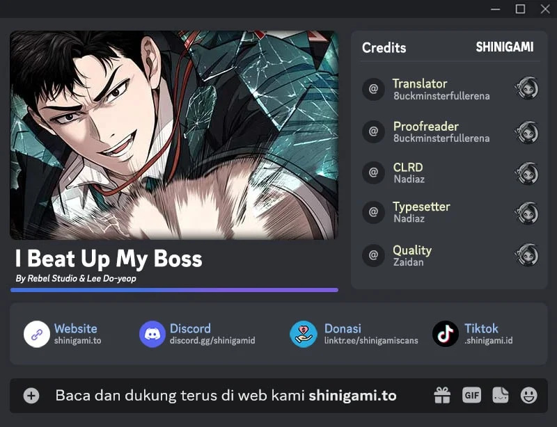 I Beat Up My Boss Chapter 18 halaman 1