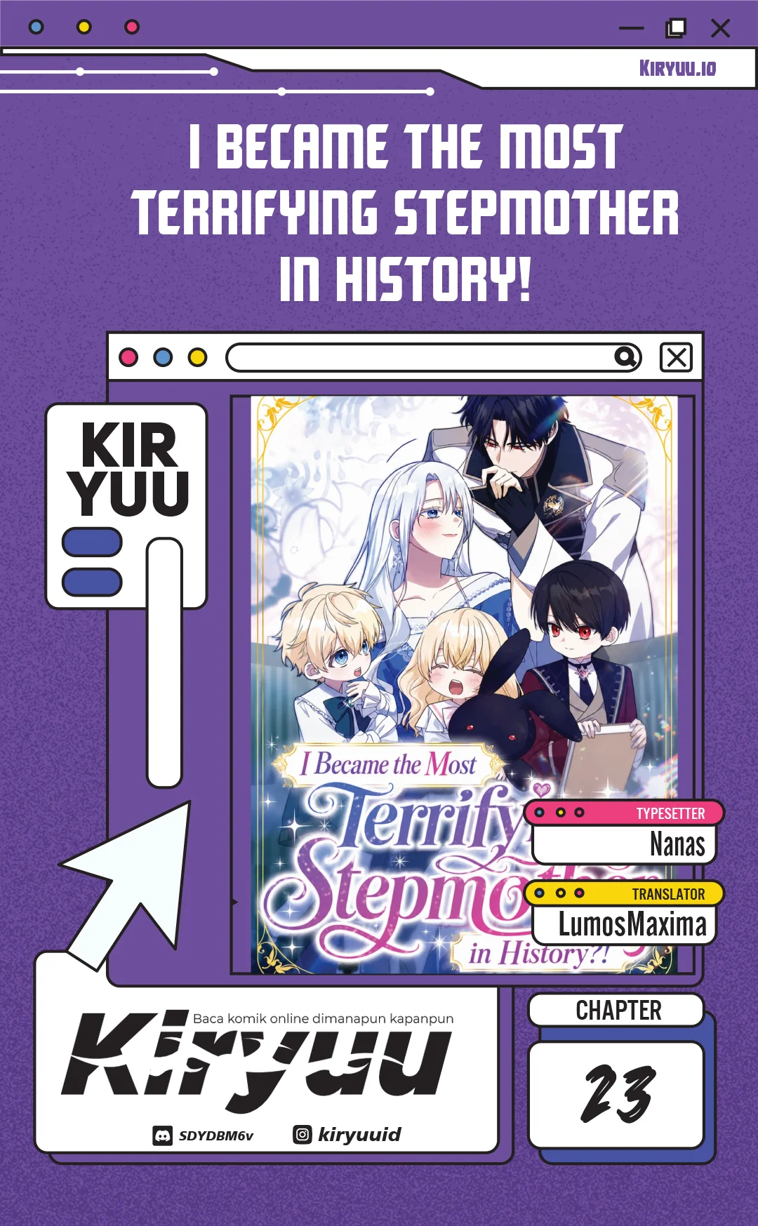 I Became the Most Terrifying Stepmother in History?! Chapter 23 halaman 1