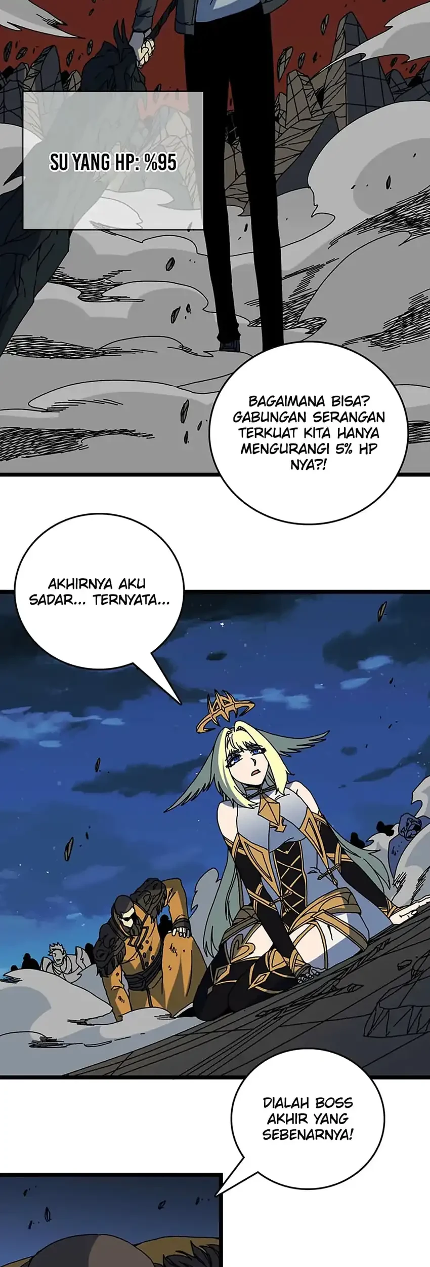 I Become Invincible Black Dragon Boss At The Start Chapter 100 halaman 41