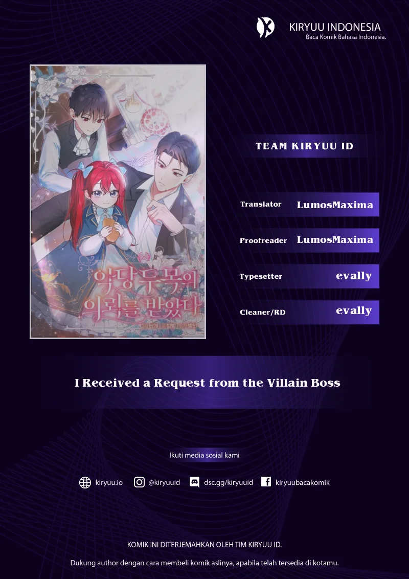 I Received a Request from the Villain Boss Chapter 23 halaman 1