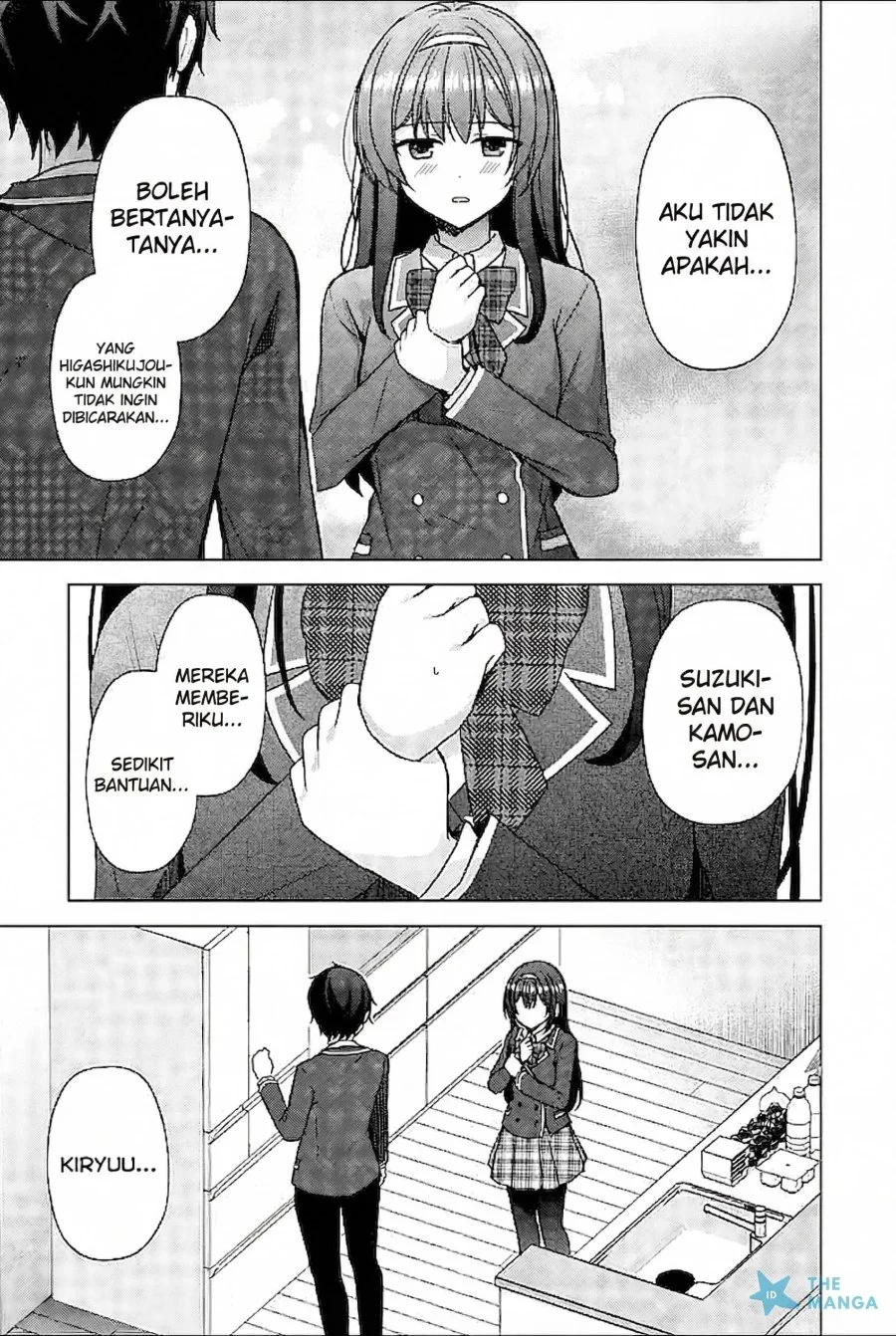 Iinazuke ga Dekita to Omottara, Sono Iinazuke ga Gakkou de Yuumei na “Akuyaku Reijou” Dattan dakedo, Dou Sureba Ii? Chapter 9 halaman 4