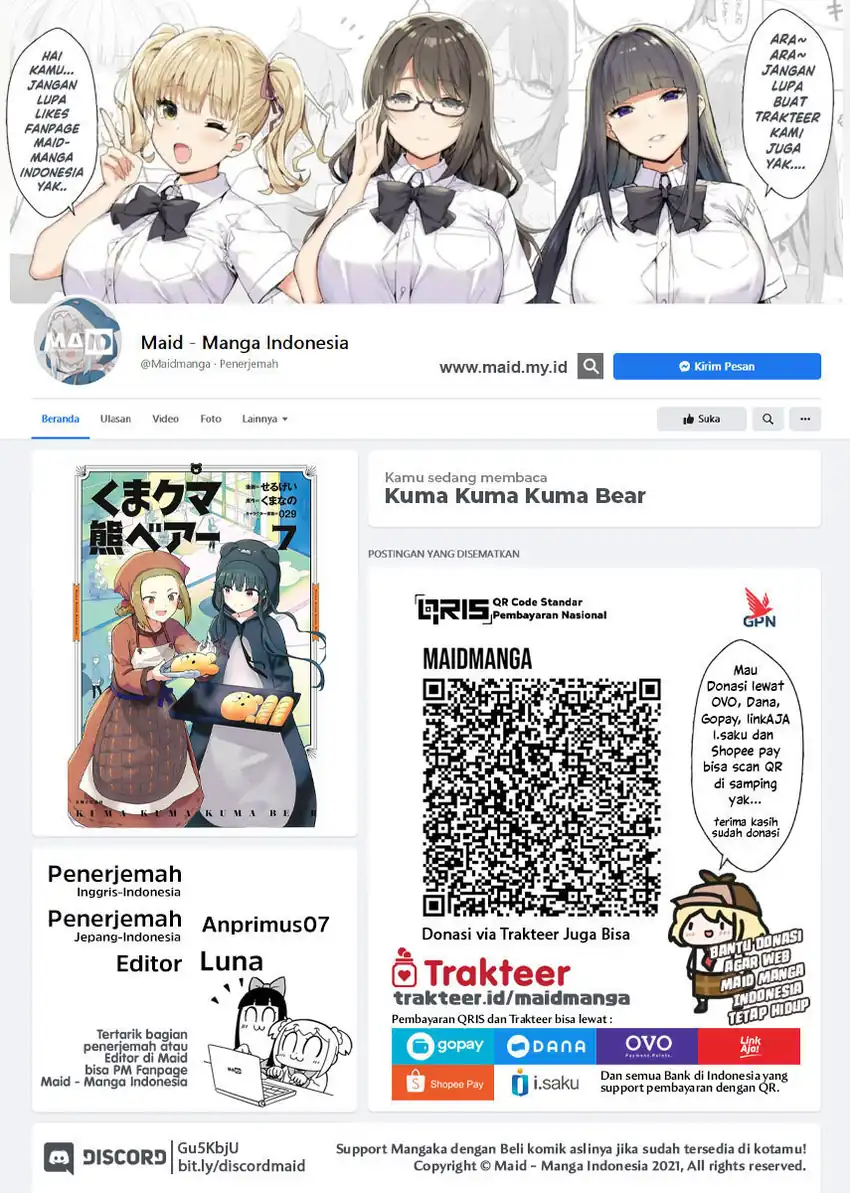 Kuma Kuma Kuma Bear Chapter 113 halaman 2