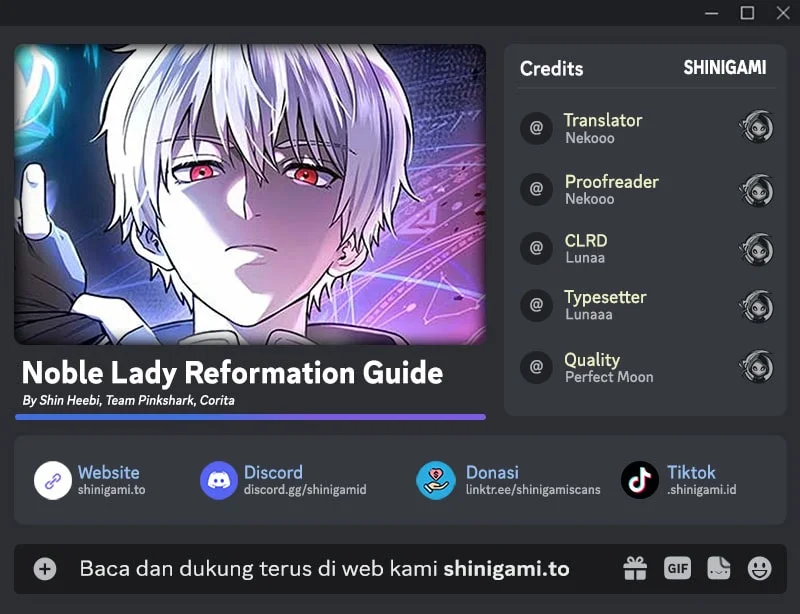 Noble Lady Reformation Guide Chapter 33 halaman 1