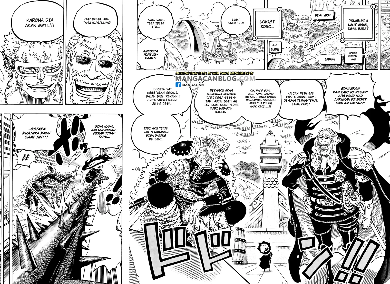 One Piece Chapter 1187 halaman 8