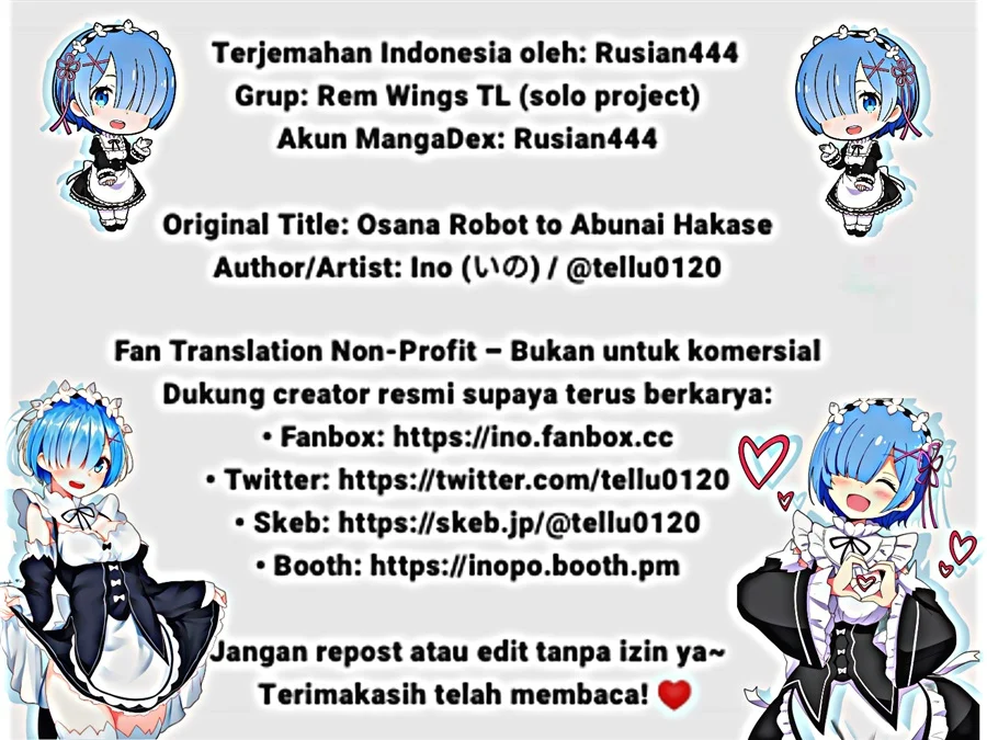 Osana Robot to Abunai Hakase Chapter 58 halaman 3