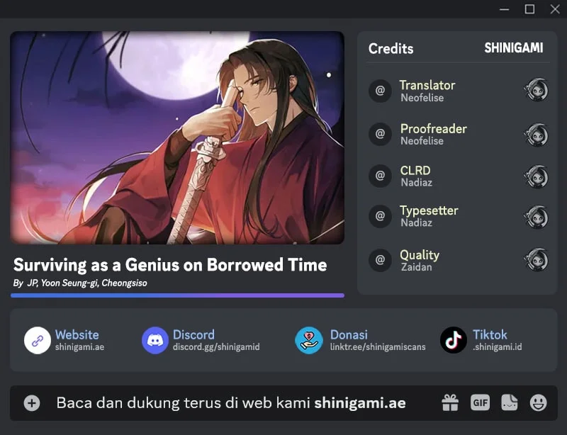 Surviving as a Genius on Borrowed Time Chapter 85 halaman 1