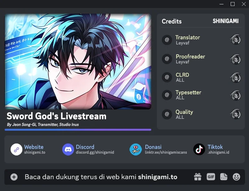 Sword God's Livestream Chapter 25 halaman 1