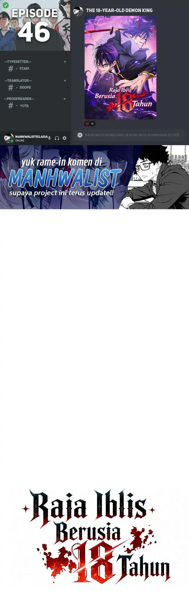 The 18 Year Old Demon King Chapter 46 halaman 1