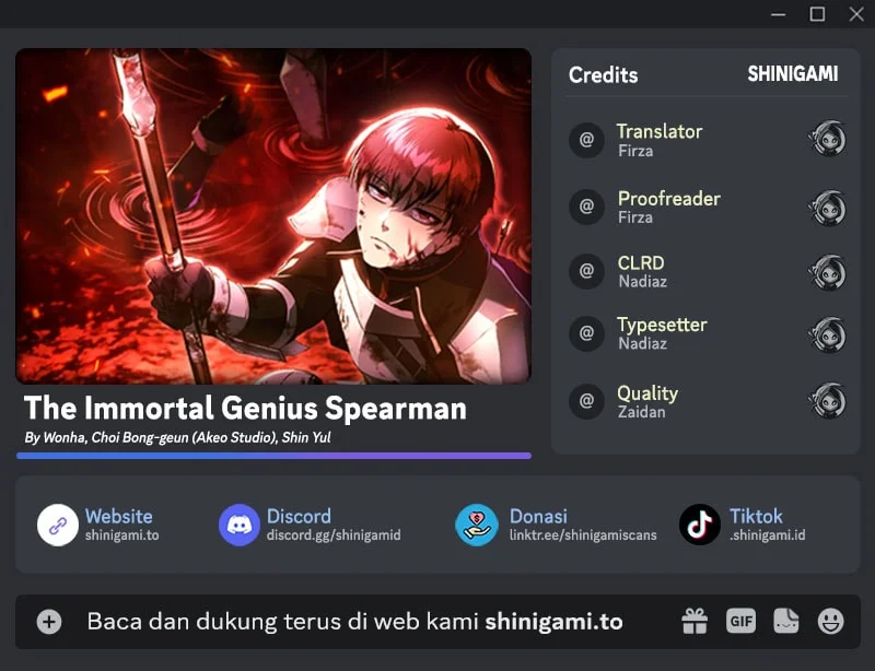 The Immortal Genius Spearman Chapter 25 halaman 1