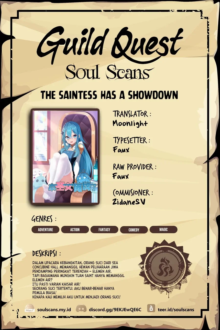 The Saintess Has a Showdown Chapter 169 halaman 1