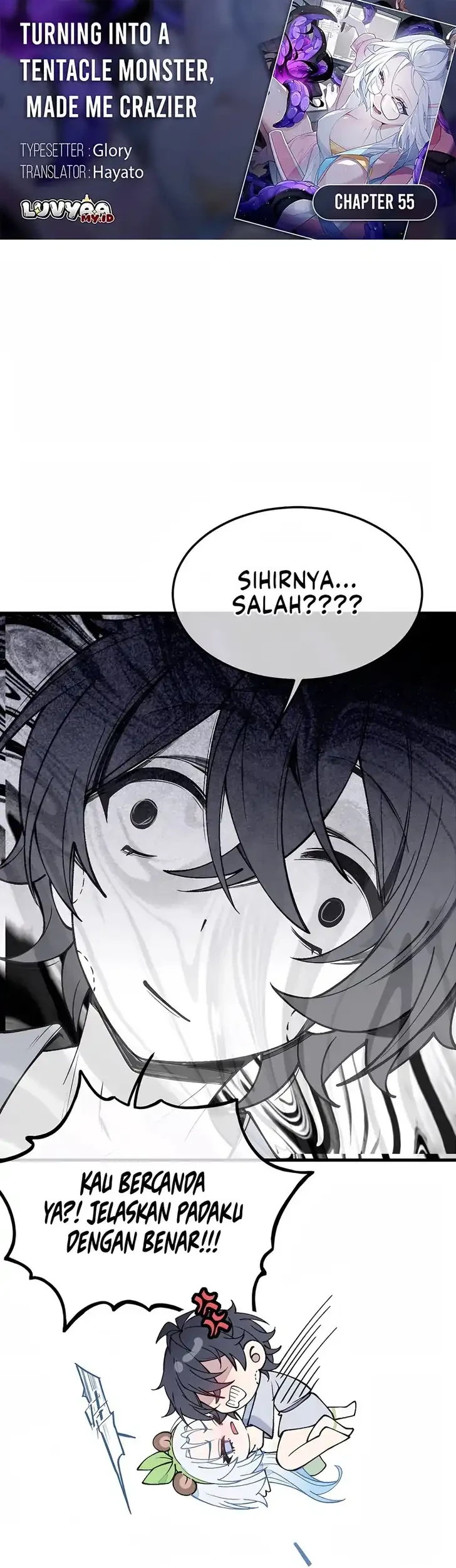Turning Into A Tentacle Monster, Made Me Crazier Chapter 55 halaman 1
