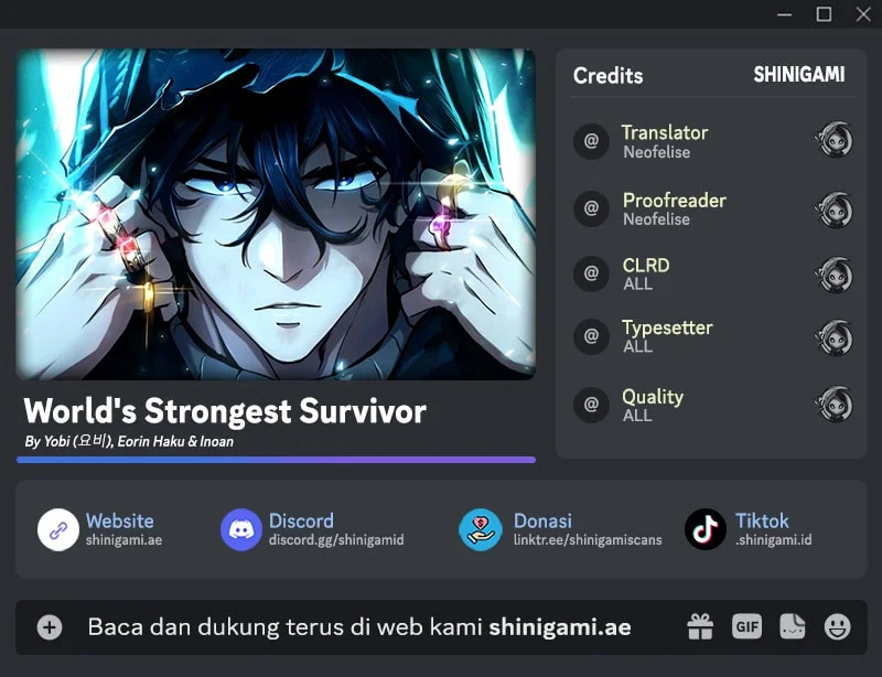 World's Strongest Survivor Chapter 38 halaman 1
