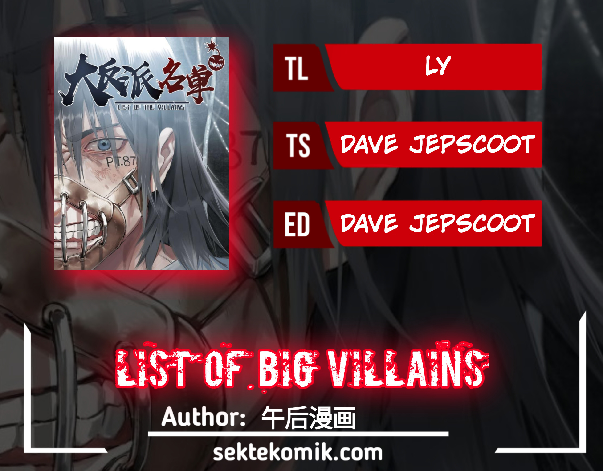 List of Big Villians Chapter 87 halaman 1