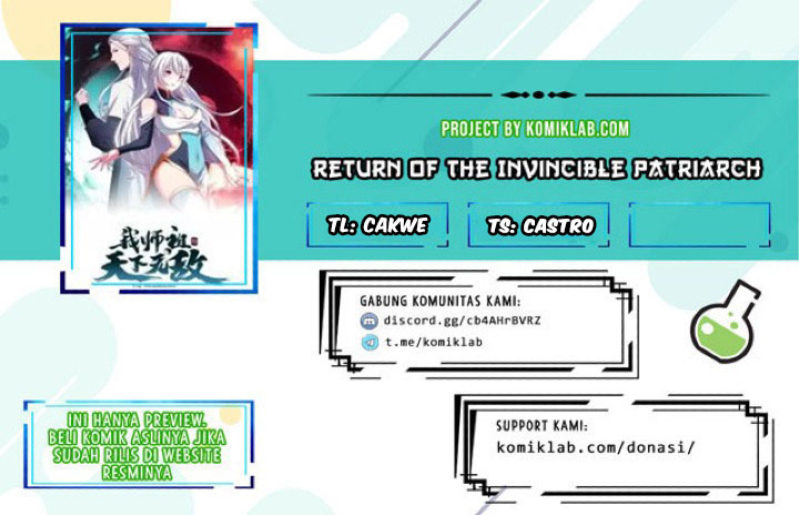 Return of the Invincible Patriarch Chapter 60 halaman 1