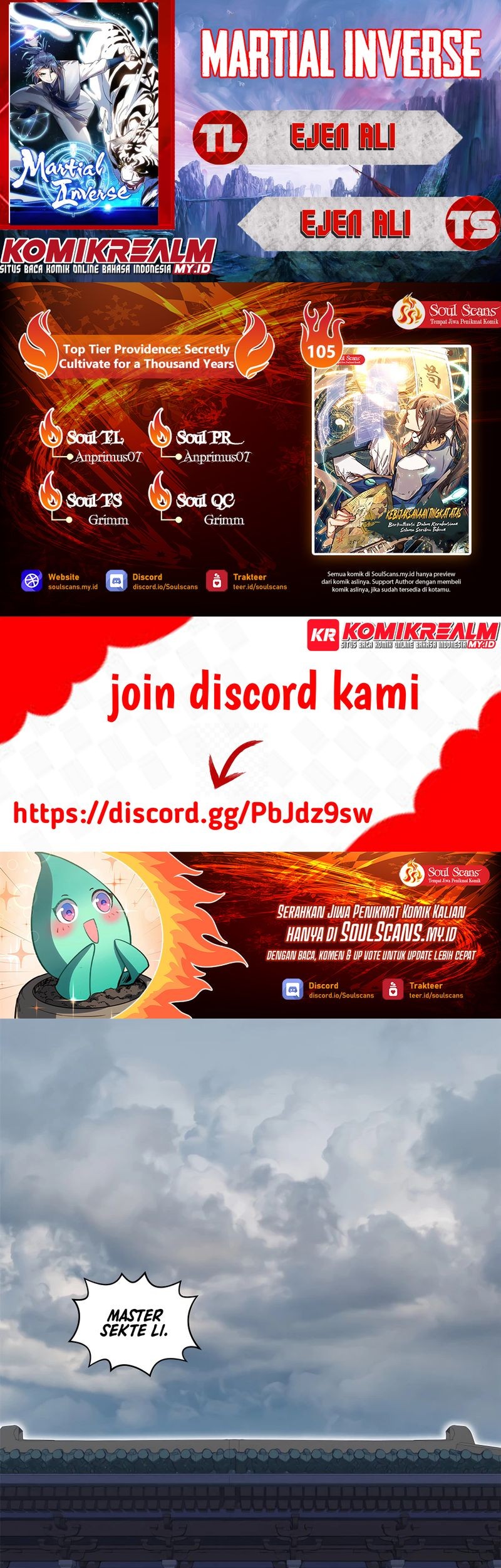 Martial Inverse Chapter 105 halaman 1