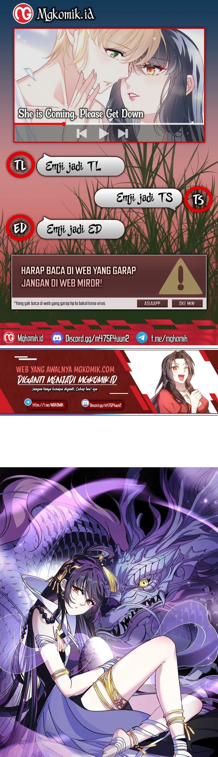 She Is Coming, Please Get Down! Chapter 339 halaman 1