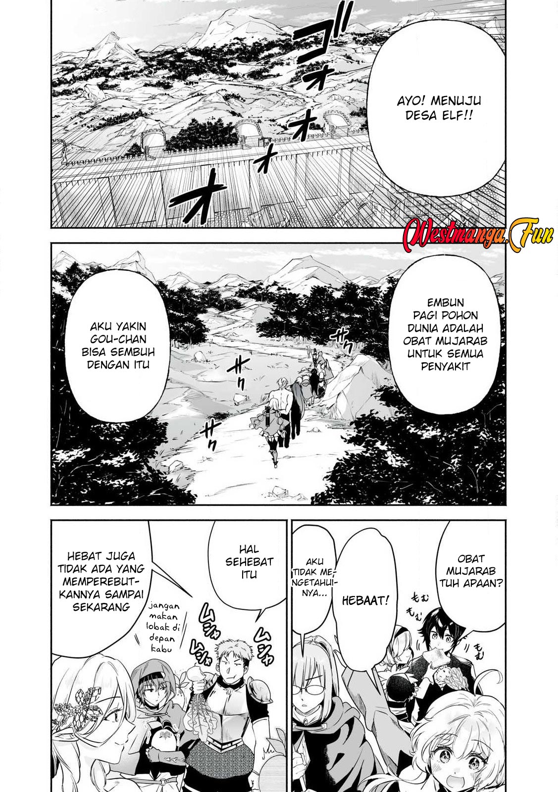 Tensei Kizoku no Bannou Kaitaku Kara ~”Kakudai & Shukushou” Sukiru o Tsukatte Itara Saikyou Ryouchi ni Narimashita~ Chapter 47 halaman 10