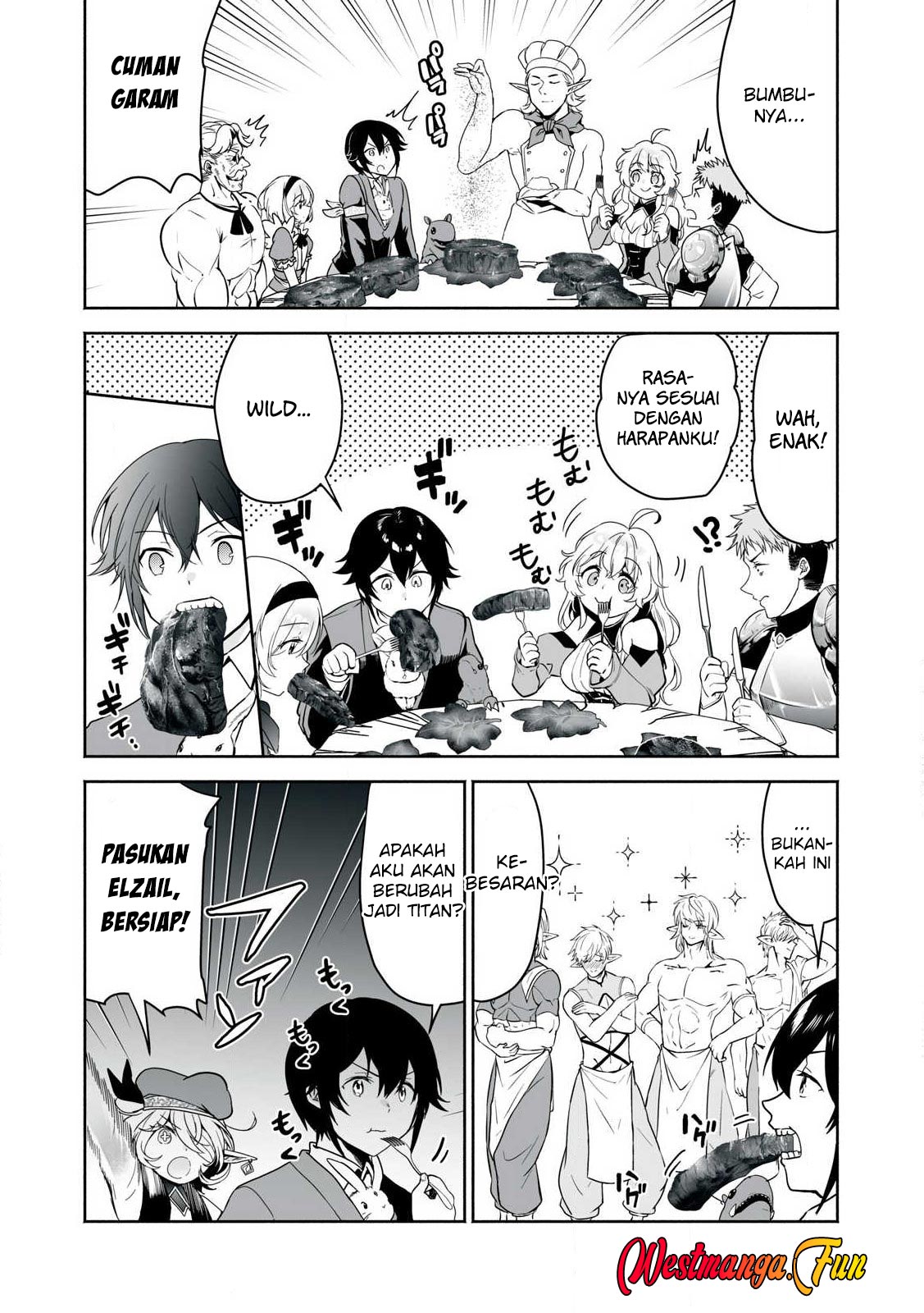 Tensei Kizoku no Bannou Kaitaku Kara ~”Kakudai & Shukushou” Sukiru o Tsukatte Itara Saikyou Ryouchi ni Narimashita~ Chapter 47 halaman 28