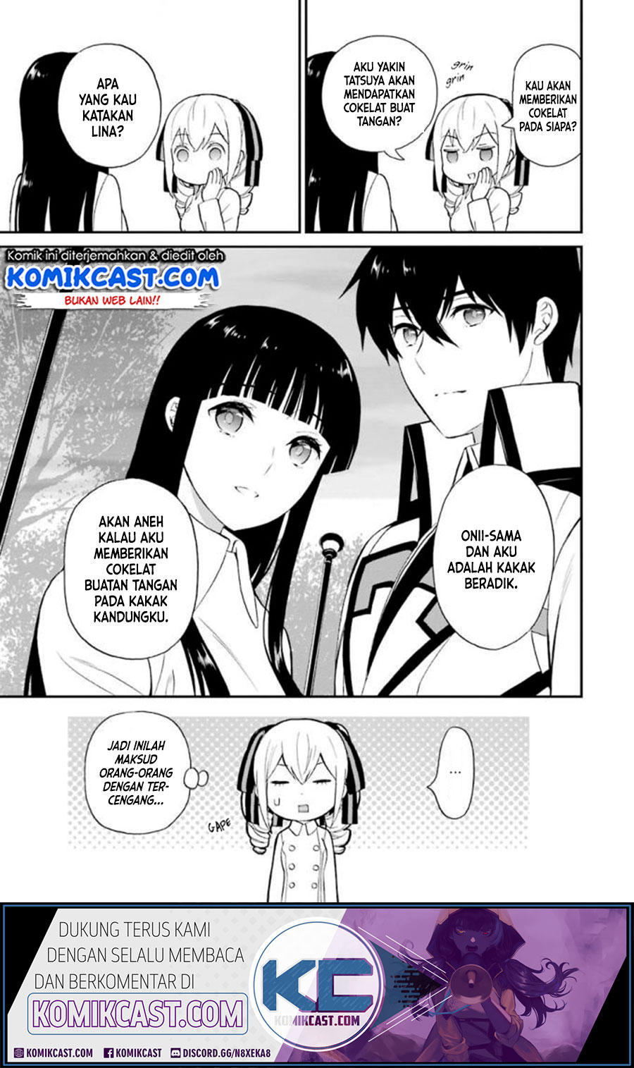 Mahouka Koukou no Rettousei – Raihousha-hen Chapter 18 halaman 16